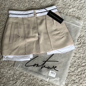 NWT never worn Beige Mini Skirt from Couture Club